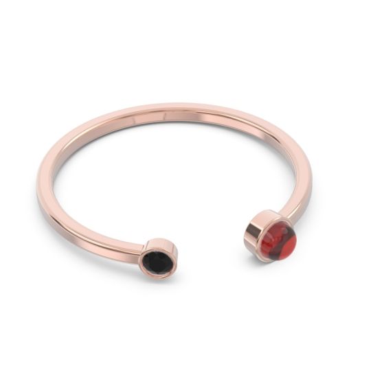 Petite Modern Bezel Asamana Band