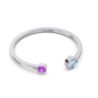 Petite Modern Bezel Asamana Band