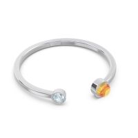 Petite Modern Bezel Asamana Band