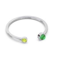 Petite Modern Bezel Asamana Band