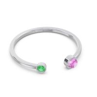 Petite Modern Bezel Asamana Band