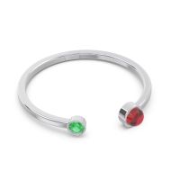 Petite Modern Bezel Asamana Band