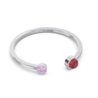 Petite Modern Bezel Asamana Band