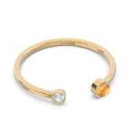 Petite Modern Bezel Asamana Band