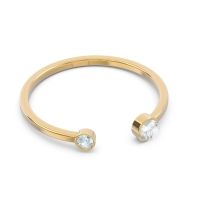 Petite Modern Bezel Asamana Band