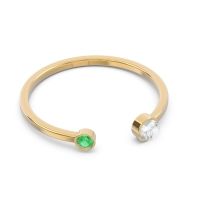 Petite Modern Bezel Asamana Band