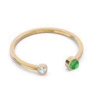 Petite Modern Bezel Asamana Band