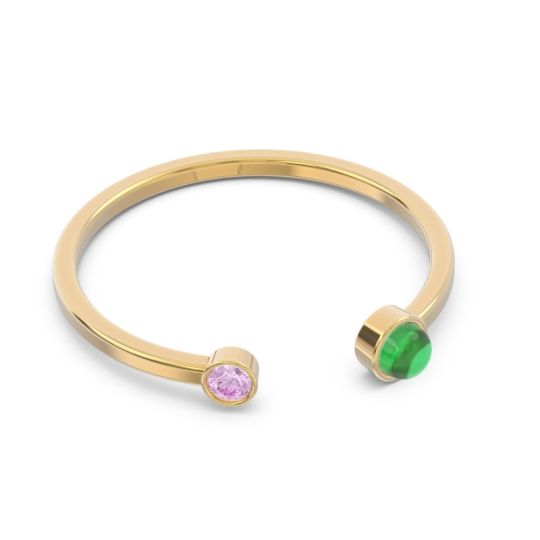 Petite Modern Bezel Asamana Band