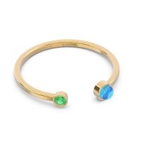 Petite Modern Bezel Asamana Band