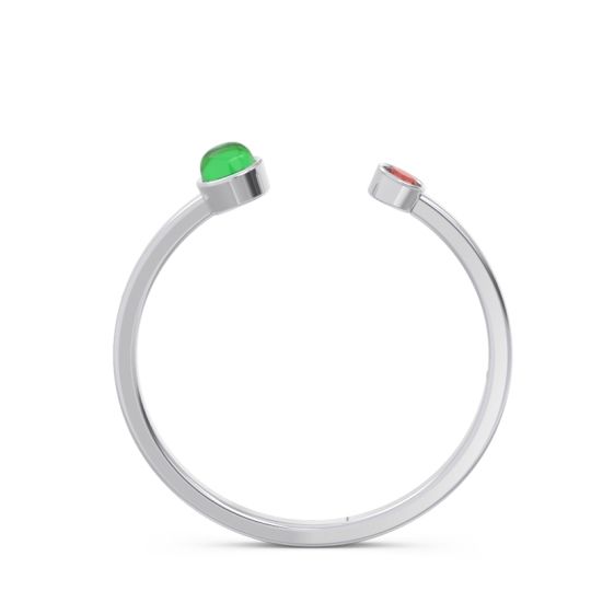 Petite Modern Bezel Asamana Band