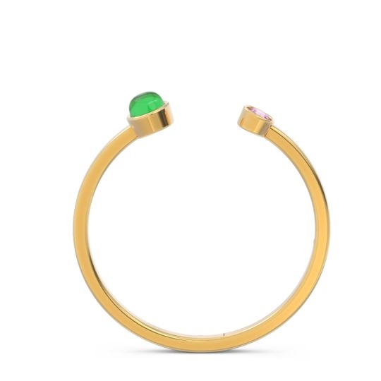 Petite Modern Bezel Asamana Band