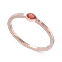 Petite Modern Bezel Pear Baspabindu Band