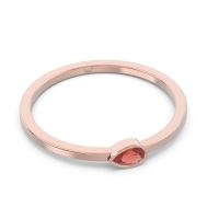 Petite Modern Bezel Pear Baspabindu Band