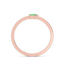 Petite Modern Bezel Pear Baspabindu Band