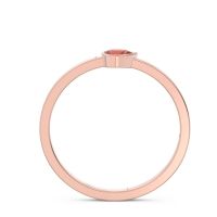 Petite Modern Bezel Pear Baspabindu Band