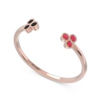 Petite Open Bezel Tryazra Band