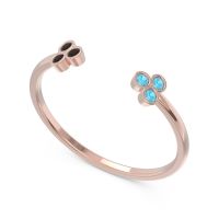 Petite Open Bezel Tryazra Band