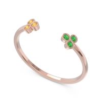 Petite Open Bezel Tryazra Band