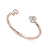 Petite Open Bezel Tryazra Band