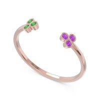Petite Open Bezel Tryazra Band