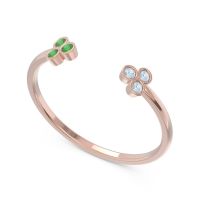 Petite Open Bezel Tryazra Band