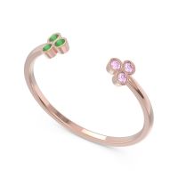 Petite Open Bezel Tryazra Band