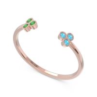 Petite Open Bezel Tryazra Band