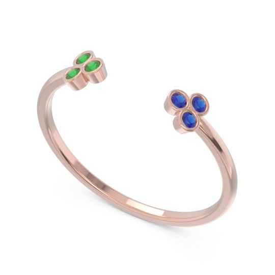 Petite Open Bezel Tryazra Band