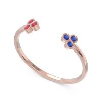 Petite Open Bezel Tryazra Band