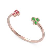 Petite Open Bezel Tryazra Band