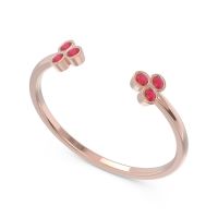 Petite Open Bezel Tryazra Band