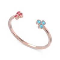 Petite Open Bezel Tryazra Band