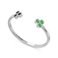 Petite Open Bezel Tryazra Band