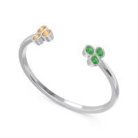 Petite Open Bezel Tryazra Band