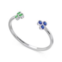 Petite Open Bezel Tryazra Band