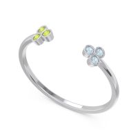 Petite Open Bezel Tryazra Band