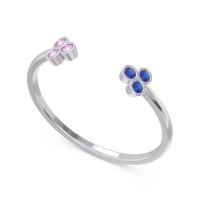 Petite Open Bezel Tryazra Band