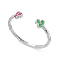 Petite Open Bezel Tryazra Band