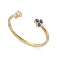 Petite Open Bezel Tryazra Band