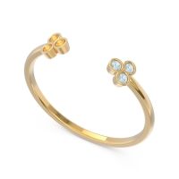 Petite Open Bezel Tryazra Band