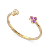 Petite Open Bezel Tryazra Band