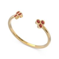 Petite Open Bezel Tryazra Band