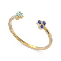 Petite Open Bezel Tryazra Band