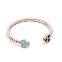 Petite Open Bezel Tryazra Band