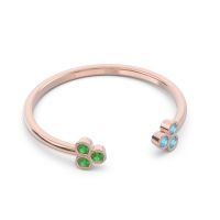 Petite Open Bezel Tryazra Band
