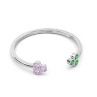 Petite Open Bezel Tryazra Band