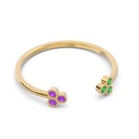 Petite Open Bezel Tryazra Band