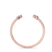 Petite Open Bezel Tryazra Band