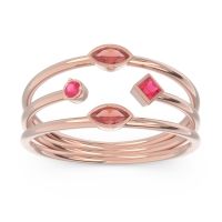 Simple Triple Line Open Avaisamya Band