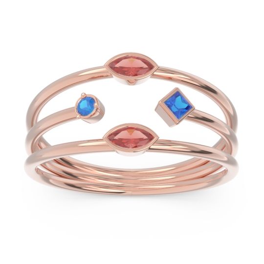 Simple Triple Line Open Avaisamya Band